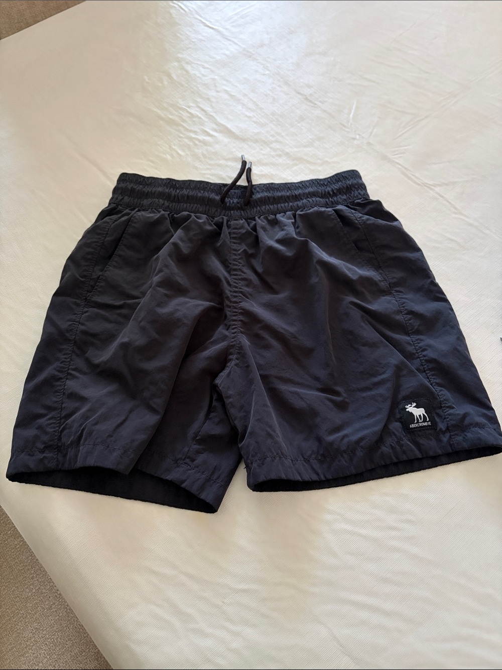Abercrombie Kids Black Boys Swim Shorts